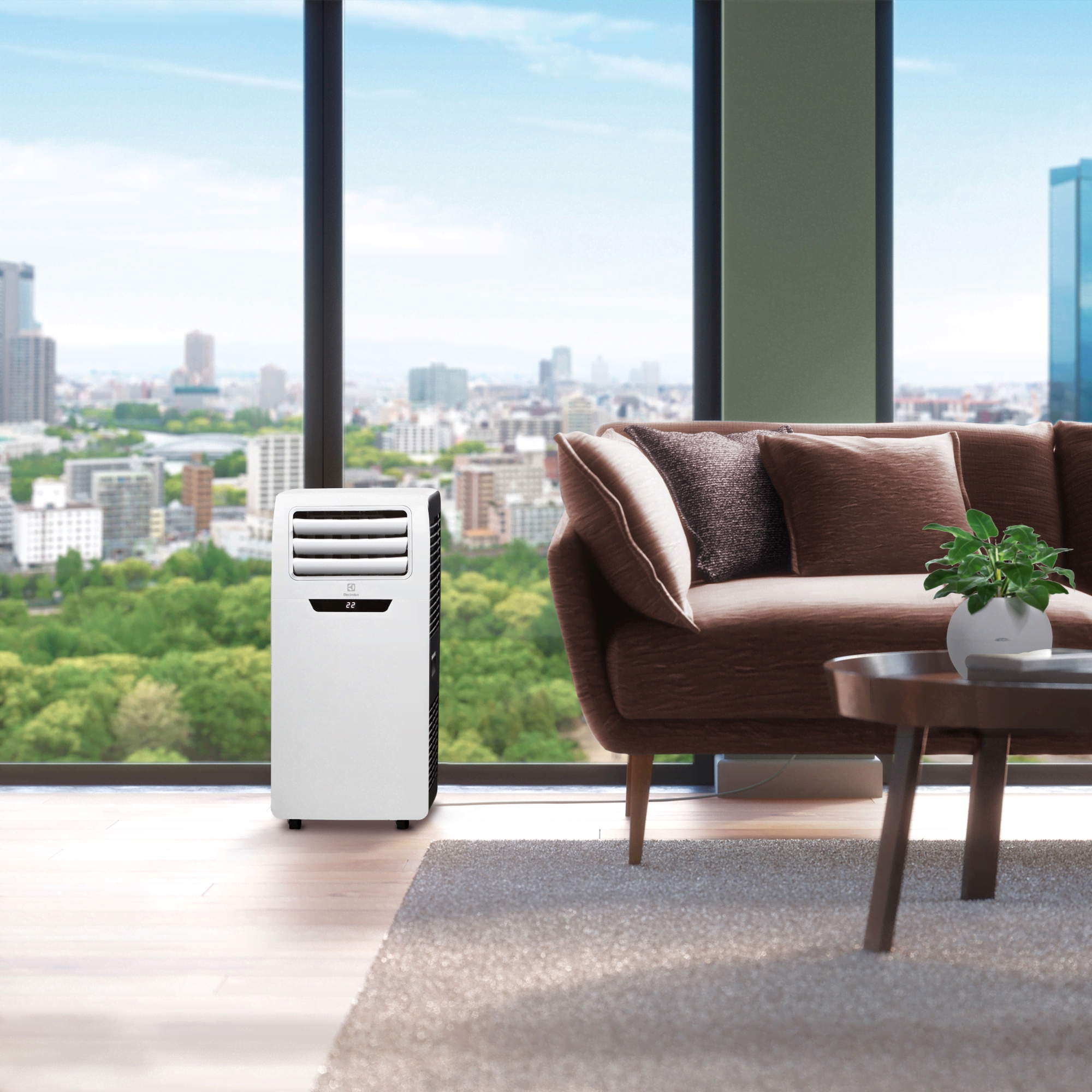 Кондиционер мобильный Electrolux Manhattan EACM-09 FM/N3 — изображение 8